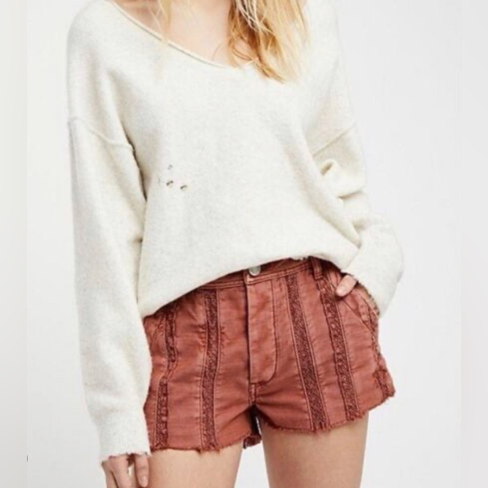 Free People|Great Expectations Shorts/Rust